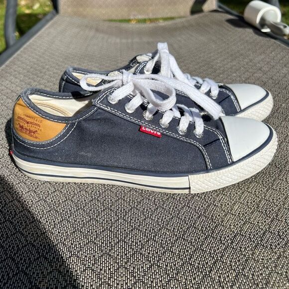 Levi's Navy Canvas Sz 6.5 Women's Stan Buck - Picture 4 of 15